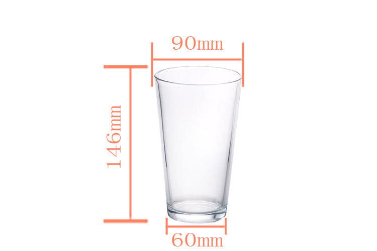 500 Ml Custom Processing Baked Flowers, Silk Screen Logo Cola Cup, Beer Glass, Water Tumbler