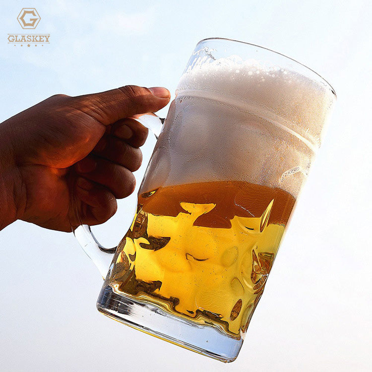 1.3L Hand Beer Mug World Football Wine Glass Cup Cheap Beer Glasses Set Clear Craft Pilsner Beer Glass