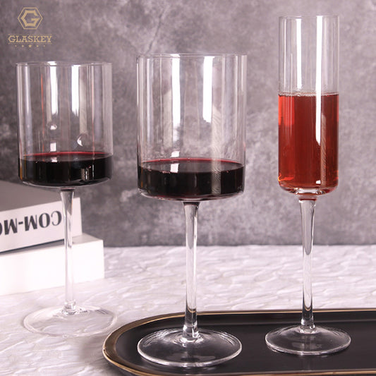 Creative Crystal Lead-Free Glass Aromatherapy Cup Straight Goblet Champagne Glass Red Wine Glass