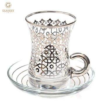 Custom Printed Glass Mug Middle Eastern Turkey Glass Tea Cup Wine Glass